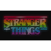 Men's Stranger Things Sparkling Rainbow Logo  Adult Tank Top