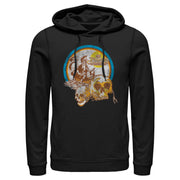 Men's Pirates of the Caribbean: On Stranger Tides Distressed Skull Logo  Adult Pull Over Hoodie