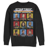 Men's Star Trek: The Next Generation Starfleet Crew Portraits Playing Cards Frame  Adult Sweatshirt