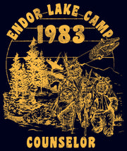 Men's Star Wars Endor Lake Camp Counselor  Adult T-Shirt