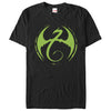 Men's Marvel Iron Fist Dragon Logo  Adult T-Shirt