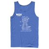 Men's Lightyear Sox Blueprint  Adult Tank Top