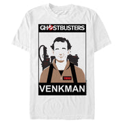 Men's Ghostbusters Venkman 2D Cell Shade  Adult T-Shirt