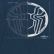 Men's Marvel Spider-Man: No Way Home Spider Icon Blueprint  Adult Long Sleeve Shirt