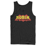 Men's Batman Logo Robin Boy Wonder  Adult Tank Top