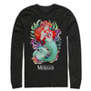 Men's The Little Mermaid Artistic Ariel  Adult Long Sleeve Shirt