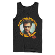 Men's Jurassic Park Dr. Malcolm Right all the Time  Adult Tank Top