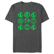 Men's Marvel Earth Day Heroes Icons  Adult T-Shirt