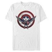 Men's Marvel The Falcon and the Winter Soldier Sam Wilson Shield  Adult T-Shirt