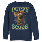 Men's Scooby Doo Puppy Circle  Adult Sweatshirt