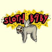 Men's Marvel: Ms. Marvel Sloth Baby Doodle  Adult T-Shirt