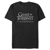 Men's Game of Thrones Iron Anniversary White Logo  Adult T-Shirt