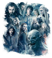 Men's The Hobbit: The Battle of the Five Armies Character Poster  Adult T-Shirt