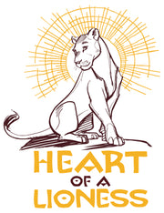 Men's Lion King Nala Heart of Lioness  Adult Baseball Tee