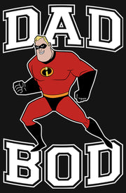 Men's The Incredibles Mr. Incredible Dad Bod  Adult Long Sleeve Shirt