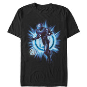 Men's Marvel Avengers: Endgame Iron Man Star Logo  Adult T-Shirt