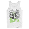 Men's Star Wars: The Clone Wars Yoda Jedi Master Action Pose  Adult Tank Top