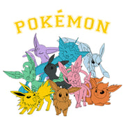 Men's Pokemon Eeveelutions  Adult Pull Over Hoodie