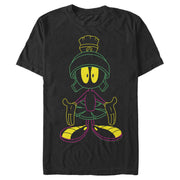 Men's Looney Tunes Marvin the Martian Outline  Adult T-Shirt