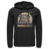 Men's Star Wars: The Mandalorian Character Collage  Adult Pull Over Hoodie