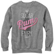 Women's CHIN UP Christmas Sugar Rum Fairy  Adult Sweatshirt