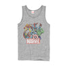 Men's Marvel Classic Hero Collage  Adult Tank Top