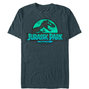 Men's Jurassic Park Ocean Ripple Logo  Adult T-Shirt