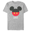 Men's Mickey & Friends Dad Logo  Adult T-Shirt