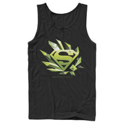 Men's Superman Logo Geometric Shape  Adult Tank Top