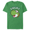 Men's Nintendo Super Mario St. Patrick's Day Lucky Yoshi Retro  Adult T-Shirt