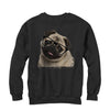 Men's Lost Gods Pug Nerd  Adult Sweatshirt