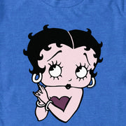 Men's Betty Boop Purple Glam Betty  Adult T-Shirt