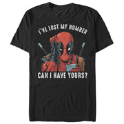 Men's Marvel Deadpool Lost My Number  Adult T-Shirt