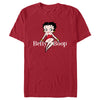 Men's Betty Boop Seated Logo  Adult T-Shirt