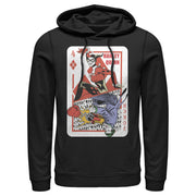 Men's Batman Harley Quinn Joker Poker Card  Adult Pull Over Hoodie