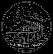 Men's Harry Potter Train to Hogwarts  Adult T-Shirt