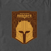 Men's Star Wars: The Mandalorian Armorer Crest  Adult T-Shirt