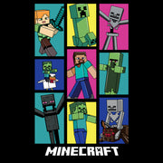 Men's Minecraft Boxed Mobs  Adult T-Shirt