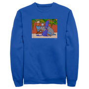 Men's The Simpsons Treehouse of Horrors Animals Scene  Adult Sweatshirt