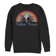 Men's Toy Story Forky Talkin' Trash Rainbow  Adult Sweatshirt