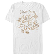 Men's Peter Pan Neverland View  Adult T-Shirt