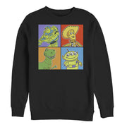 Men's Toy Story Character Color Panels  Adult Sweatshirt