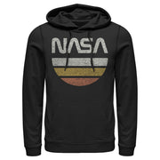 Men's NASA Half Moon  Adult Pull Over Hoodie