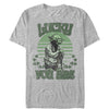 Men's Star Wars St. Patrick's Day Yoda Lucky You Are Clovers  Adult T-Shirt