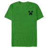 Men's Minecraft Faux Pocket Creeper  Adult T-Shirt