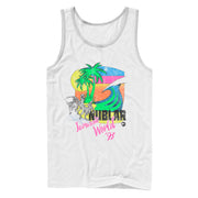 Men's Jurassic World Retro '93 Surf Nublar  Adult Tank Top