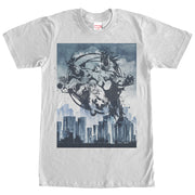 Men's Marvel Avengers City Graffiti  Adult T-Shirt