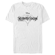 Men's Kingdom Hearts 1 Sketch Logo  Adult T-Shirt