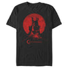 Men's Castlevania Blood Moon Silhouette  Adult T-Shirt