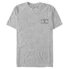 Men's Yellowstone Black Dutton Ranch Black Branding Pocket Logo  Adult T-Shirt